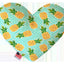 Pet & Dog Plush Heart or Bone Toy, "Summertime Fun Group" (Available in different sizes, and 6 different pattern options!)