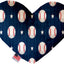 Pet and Dog Plush Heart or Bone Toy, "Sports Fan Group" (Available in different sizes, and 4 different pattern options!)