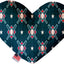 Pet and Dog Plush Heart or Bone Toy, "Sports Fan Group" (Available in different sizes, and 4 different pattern options!)