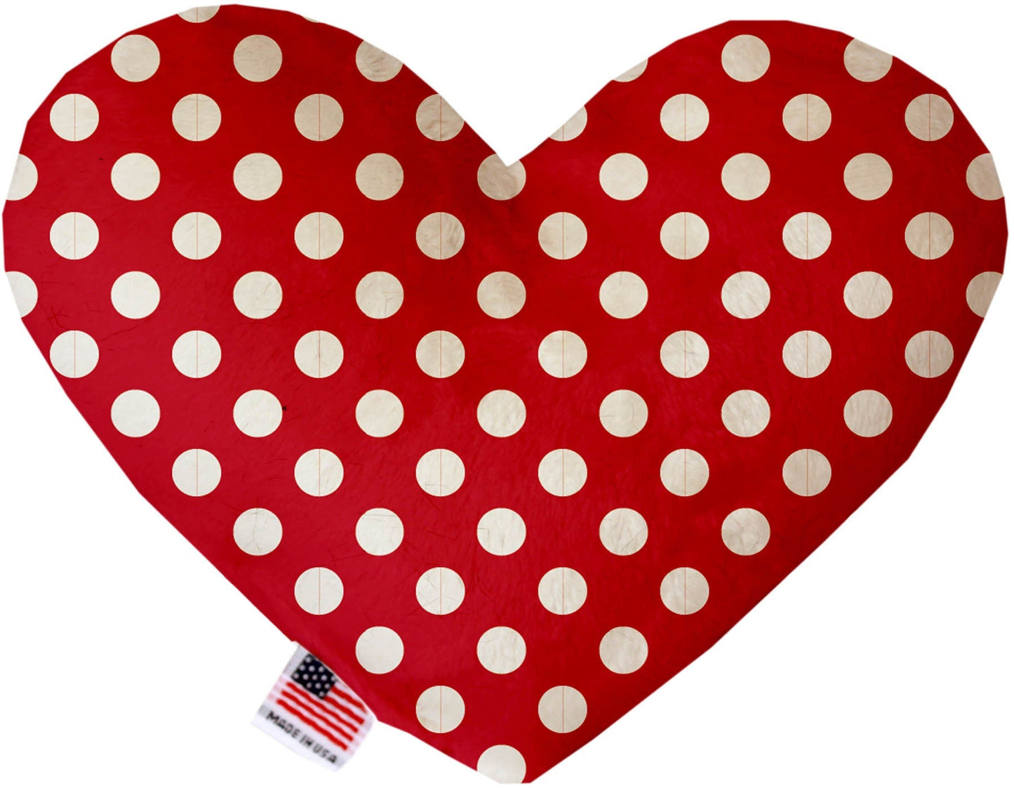 Pet and Dog Plush Heart or Bone Toy, "Swiss Dots Group" (Available in different sizes, and 10 different pattern options!)