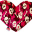 Pet and Dog Plush Heart or Bone Toy, "Skulls Group" (Available in different sizes, and 12 different pattern options!)