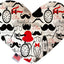 Pet and Dog Plush Heart or Bone Toy, "Dapper Dogs Group" (Available in different sizes, and 9 different pattern options!)