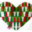 Christmas Pet and Dog Plush Heart or Bone Toy, "Classy Christmas Group" (Available in different sizes and 6 different patterns!)