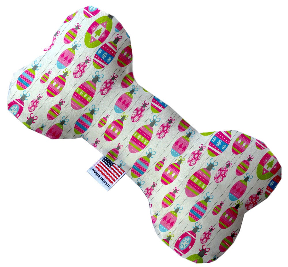 Christmas Pet and Dog Plush Heart or Bone Toy, "Candy Cane Lane Group" (Available in different sizes and 8 different patterns!)