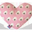 Pet and Dog Plush Heart or Bone Toy, "Valentine's Day Friends Group" (Available in different size, and 7 different patterns!)