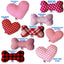 Pet and Dog Plush Heart or Bone Toy, "Valentine's Day Plaids, Dots & Chevron Group" (Available in different sizes and patterns!)