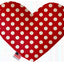 Pet and Dog Plush Heart or Bone Toy, "Valentine's Day Plaids, Dots & Chevron Group" (Available in different sizes and patterns!)