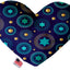 Pet and Dog Plush Heart or Bone Toy, "Hanukkah Group" (Available in different sizes, and 8 different pattern options!)