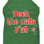 Christmas Pet Dog & Cat Shirt Screen Printed, "Deck The Halls, Y'all"