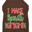 Christmas Pet Dog & Cat Shirt Screen Printed, "I Make Spirits Bright"