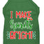 Christmas Pet Dog & Cat Shirt Screen Printed, "I Make Spirits Bright"