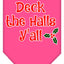 Christmas Pet and Dog Bandana Screen Printed, "Deck The Halls Y'all"