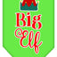 Christmas Pet and Dog Bandana Screen Printed, "Big Elf"