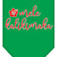 Christmas Pet and Dog Bandana Screen Printed, "Mele Kalikimaka"