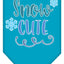 Christmas Pet and Dog Bandana Screen Printed, "Snow Cute"