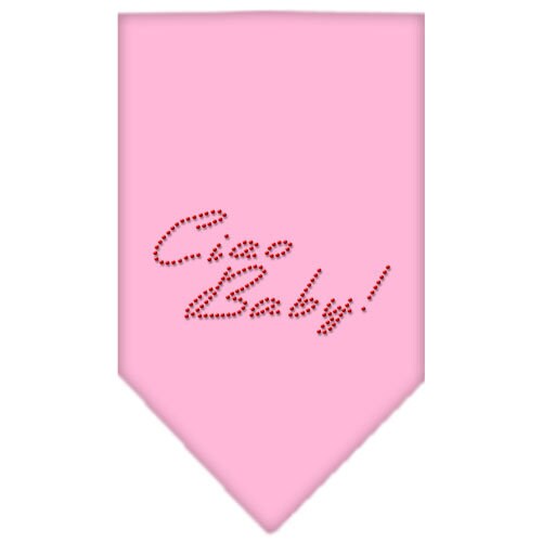 Pet and Dog Bandana Rhinestone, "Ciao Baby"