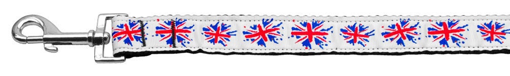 Pet Dog & Cat Nylon Collar or Leash, "Graffiti Union Jack"