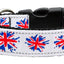 Pet Dog & Cat Nylon Collar or Leash, "Graffiti Union Jack"