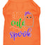 Halloween Pet Dog & Cat Shirt Screen Printed, "Too Cute To Spook - Girly Ghost"