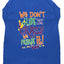 Mardi Gras Pet Dog & Cat Shirt Screen Printed, "We Don't Hide the Crazy, We Parade It"