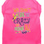 Mardi Gras Pet Dog & Cat Shirt Screen Printed, "We Don't Hide the Crazy, We Parade It"