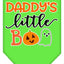 Halloween Pet and Dog Bandana Screen Printed, "Daddy's Little Boo"