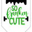 Halloween Pet and Dog Bandana Screen Printed, "So Franken Cute"