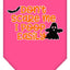 Halloween Pet and Dog Bandana Screen Printed, "Don't Scare Me, I Poop Easily"