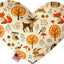 Pet and Dog Plush Heart or Bone Toy, "Forest Friends Group" (Available in different sizes, and 7 different pattern options!)