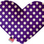 Pet and Dog Plush Heart or Bone Toy, "Swiss Dots Group" (Available in different sizes, and 10 different pattern options!)