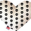 Pet and Dog Plush Heart or Bone Toy, "Skulls Group" (Available in different sizes, and 12 different pattern options!)