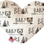 Pet and Dog Plush Heart or Bone Toy, "Oh Baby Group" (Available in different sizes, and 12 different pattern options!)