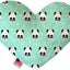 Pet and Dog Plush Heart or Bone Toy, "Oh Baby Group" (Available in different sizes, and 12 different pattern options!)