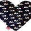 Pet and Dog Plush Heart or Bone Toy, "Oh Baby Group" (Available in different sizes, and 12 different pattern options!)