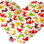 Pet and Dog Plush Heart or Bone Toy, "Fiesta Group" (Available in different sizes, and 5 different pattern options!)