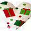 Christmas Pet and Dog Plush Heart or Bone Toy, "Classy Christmas Group" (Available in different sizes and 6 different patterns!)