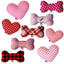 Pet and Dog Plush Heart or Bone Toy, "Valentine's Day Plaids, Dots & Chevron Group" (Available in different sizes and patterns!)