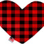 Pet and Dog Plush Heart or Bone Toy, "Valentine's Day Plaids, Dots & Chevron Group" (Available in different sizes and patterns!)