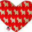 Pet & Dog Plush Heart or Bone Toy, "Westie World Group" (Available in different sizes, and 4 different pattern options!)