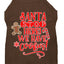 Christmas Pet Dog & Cat Shirt Screen Printed, "Santa, We Have Cookies"