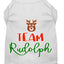 Christmas Pet Dog & Cat Shirt Screen Printed, "Team Rudolph"