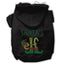 Christmas Pet, Dog & Cat Hoodie Rhinestone, "Santa's Elf"