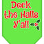 Christmas Pet and Dog Bandana Screen Printed, "Deck The Halls Y'all"