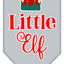 Christmas Pet and Dog Bandana Screen Printed, "Little Elf"