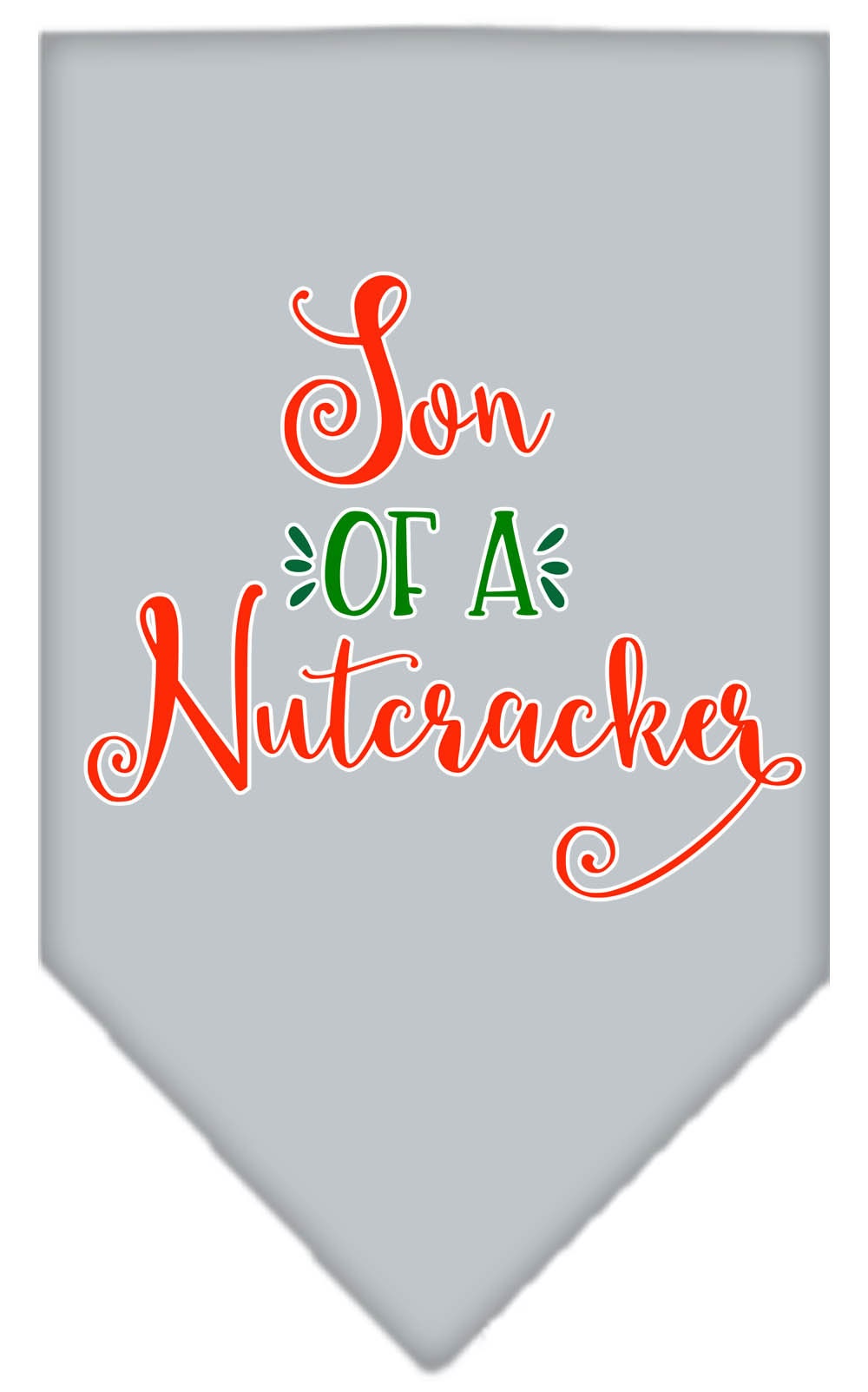 Christmas Pet and Dog Bandana Screen Printed, "Son Of A Nutcracker"