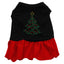 Christmas Pet Dog & Cat Dress Rhinestone, "Christmas Tree"