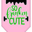 Halloween Pet and Dog Bandana Screen Printed, "So Franken Cute"