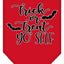 Halloween Pet and Dog Bandana Screen Printed, "Trick Or Treat Yo' Self"