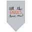 Halloween Pet and Dog Bandana Screen Printed, "All The Ghouls Love Me"