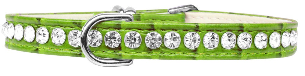 Dog, Puppy & Pet Designer Croc Collar, "Beverly Style"